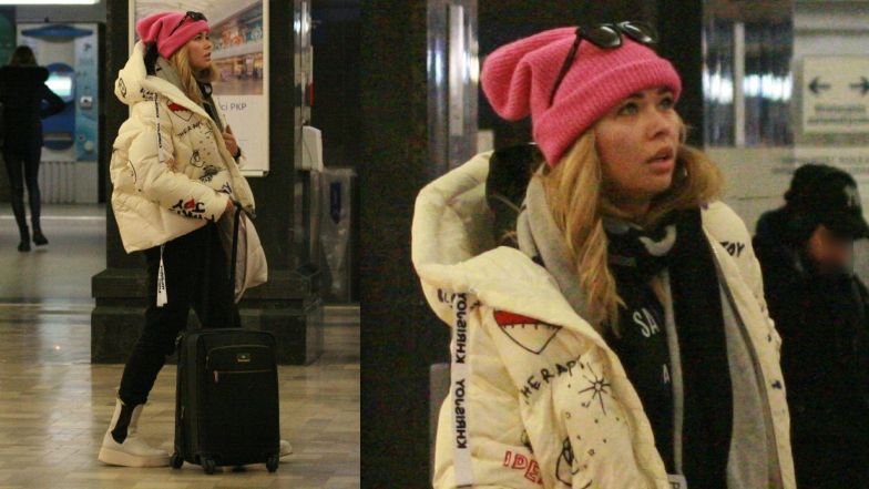 Sandra Kubicka spóźniła się na pociąg