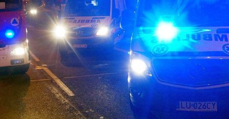 Tragiczny wypadek w Końskowoli. Ciężarówka przejechała po mężczyźnie