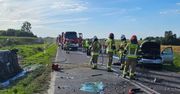 Tarnogród: Śmigłowiec LPR lądował na DW-863. Cztery osoby ranne po zderzeniu czołowym dwóch osobówek