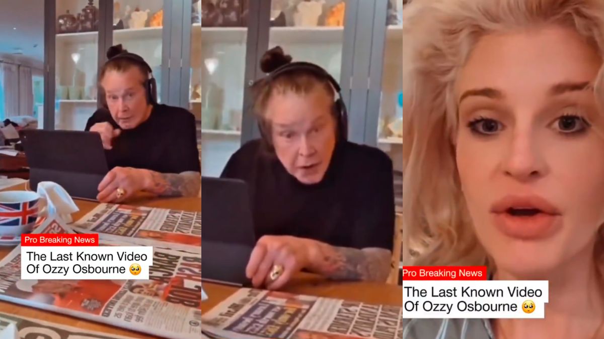 Ozzy Osbourne na ostatnim nagraniu. Tak spędzał czas z rodziną