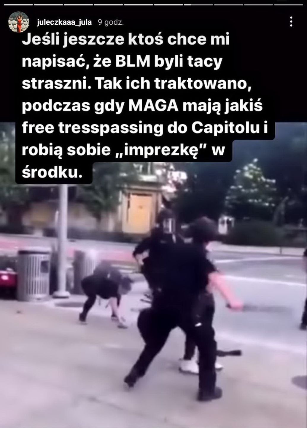 Julia Wróblewska komentuje zamieszki w USA po wystąpieniu Trumpa