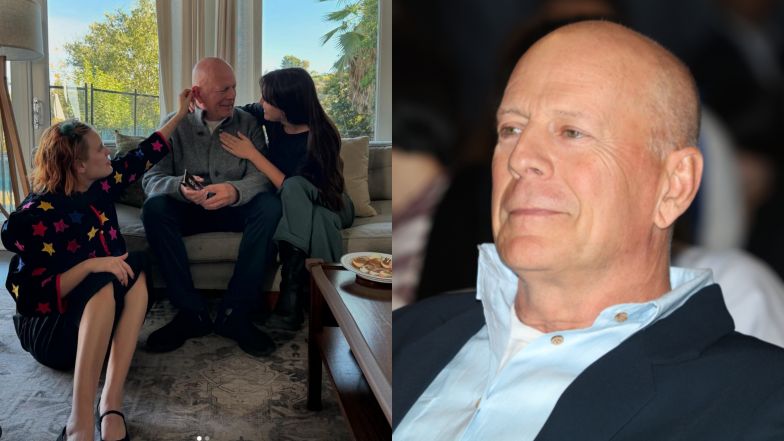 Schorowany Bruce Willis na nowym zdjęciu z córkami