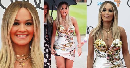 Żądna uwagi Rita Ora eksponuje uda w przykrótkiej sukience