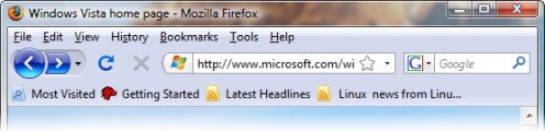 Lepiej wyglądający interfejs Firefoksa 3 w Windows Vista