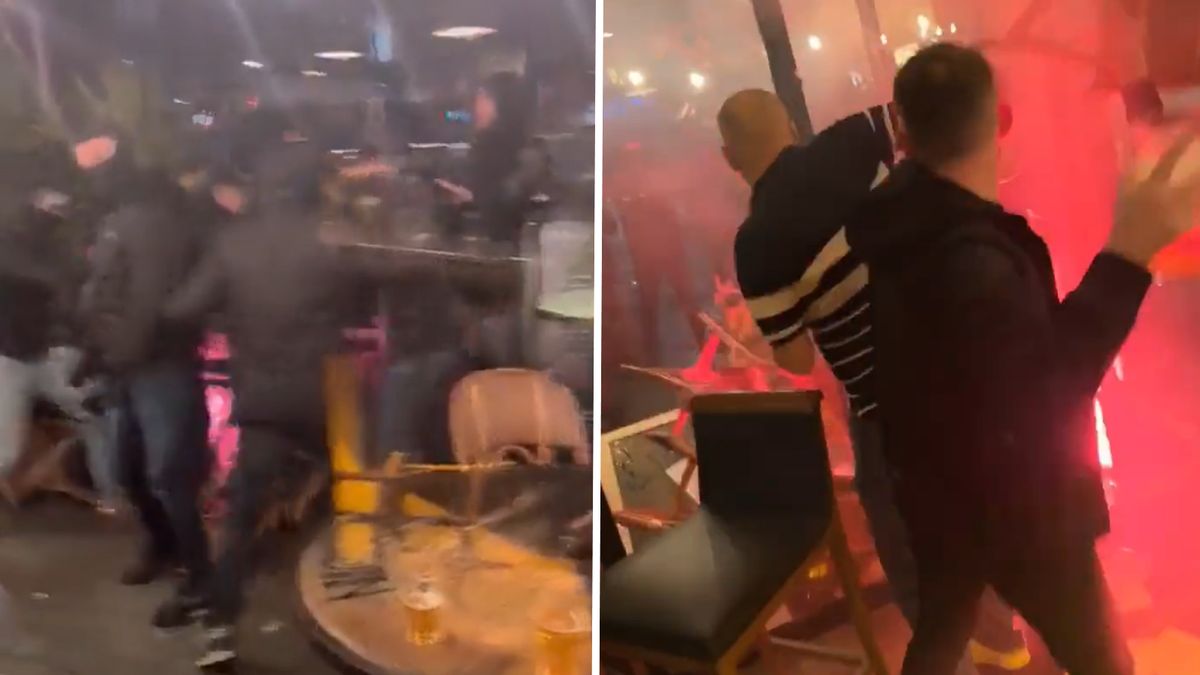 Starcie fanów PSG i Newcastle w jednym z francuskich pubów