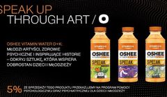 Nowe etykiety napojów Oshee. Projekt dotyczy dobrostanu emocjonalnego