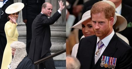 Meghan Markle i książę Harry na mszy w intencji królowej siedzieli z dala od reszty royalsów i dostali ŚCISŁE INSTRUKCJE: "Mieli się nie wychylać"