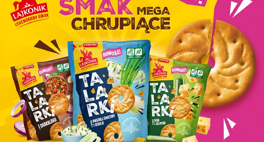 Lajkonik reklamuje Talarki smakowe