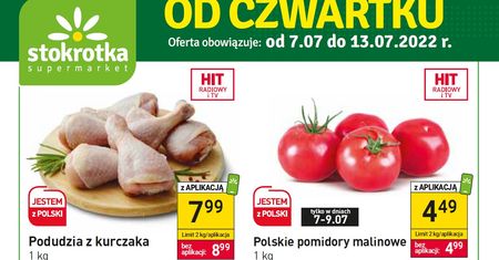 Stokrotka nowa gazetka 7.07-13.07. Promocje w Stokrotka od czwartku 7 lipca
