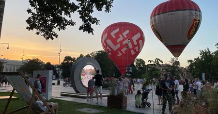 Balony nad Lublinem – ostatni lot tegorocznej II Fiesty Balonowej. Zobaczcie te zdjęcia