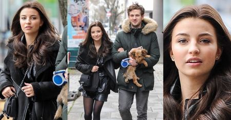 Wystylizowana Julia Wieniawa i zadowolony Antek wychodzą z TVN-u (ZDJĘCIA)