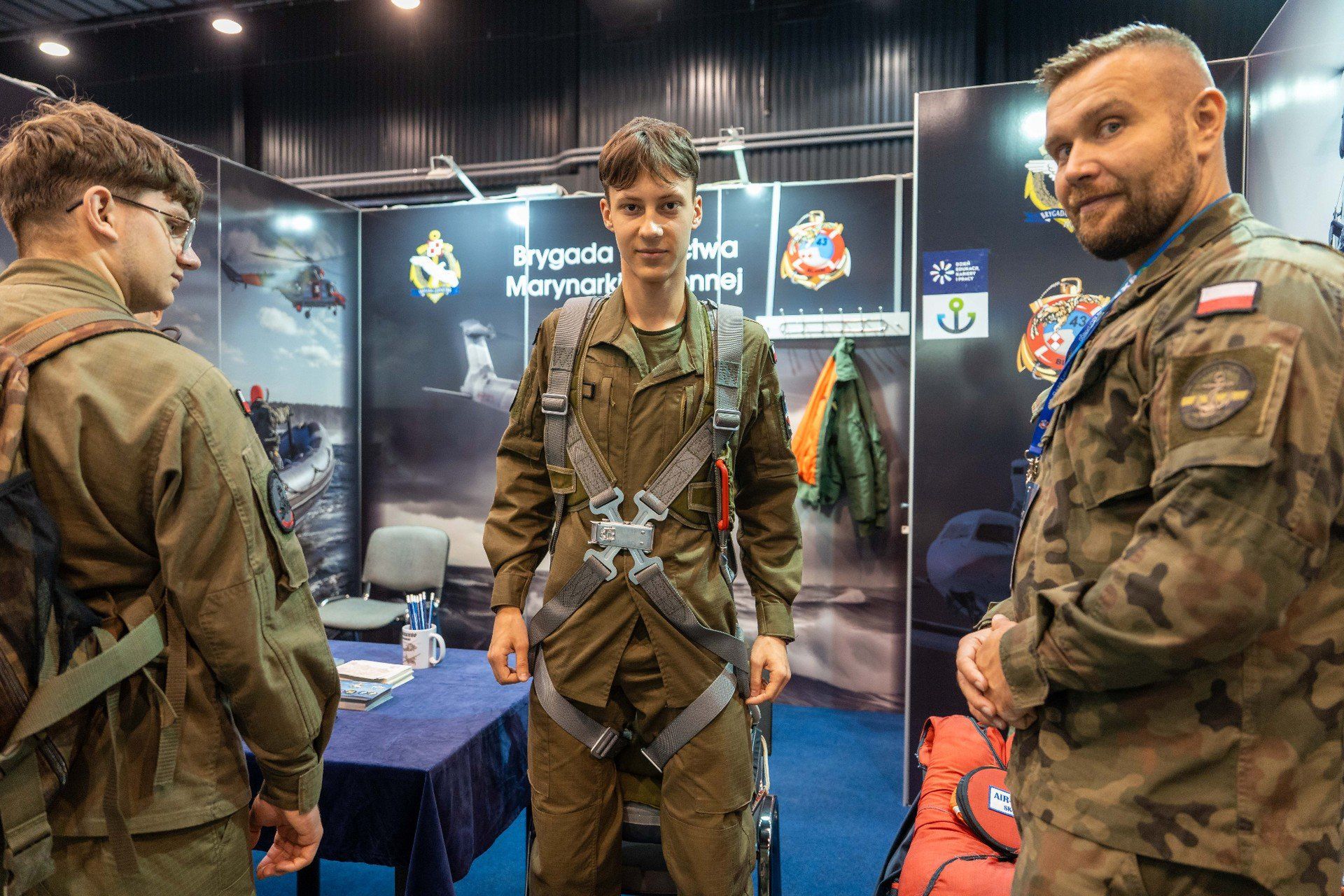 Brygada Lotnictwa Marynarki Wojennej zachęcała w czasie Targów Baltexpo do służby w tej formacji