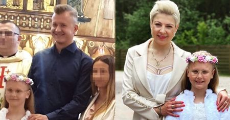 Dawid Narożny z Pięknych i Młodych WYCIĄŁ eksmałżonkę z komunijnego zdjęcia córki! (FOTO)