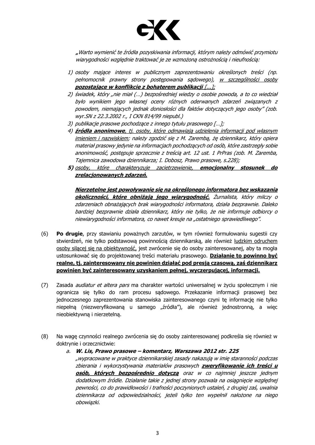 Pismo od kancelarii prawnej reprezentującej Gemini. Strona 3