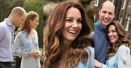 Księżna Kate pozuje do rocznicowych zdjęć w noszonej już sukience i wisiorku za niemal 50 TYSIĘCY ZŁOTYCH!