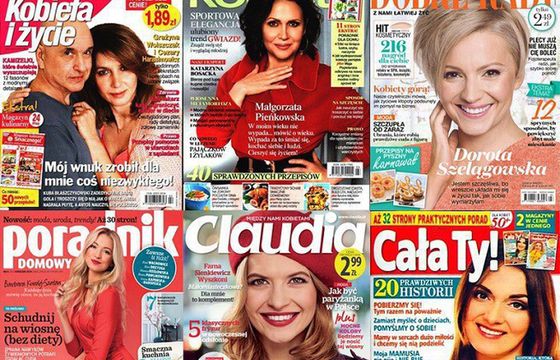 „Kobieta i Życie” liderem sprzedaży, „Poradnik 50+” na drugim miejscu