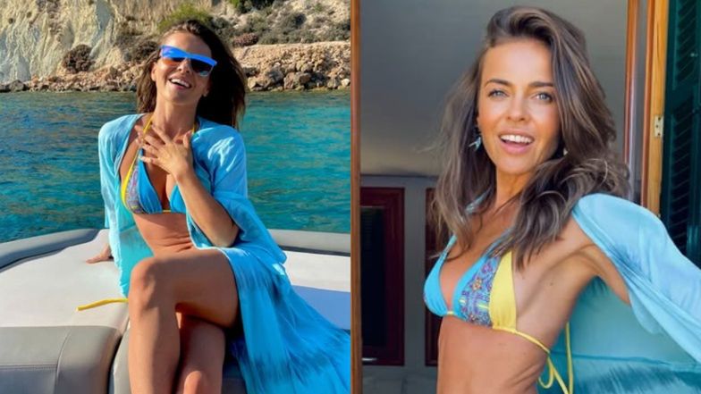 Edyta Herbuś wspomina wakacje, publikując fotki w bikini i w objęciach ukochanego