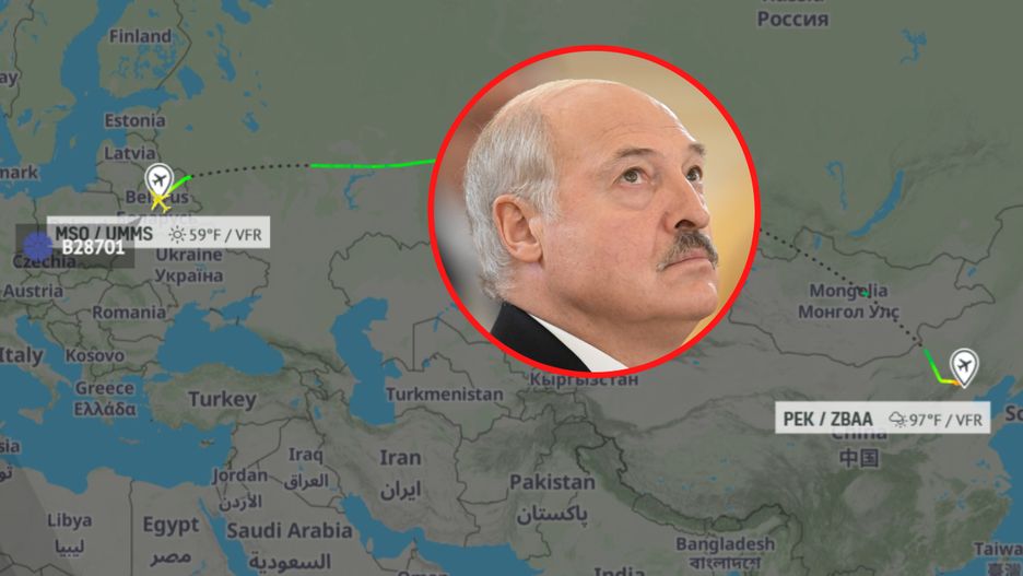 Tajemnicze loty samolotów Łukaszenki