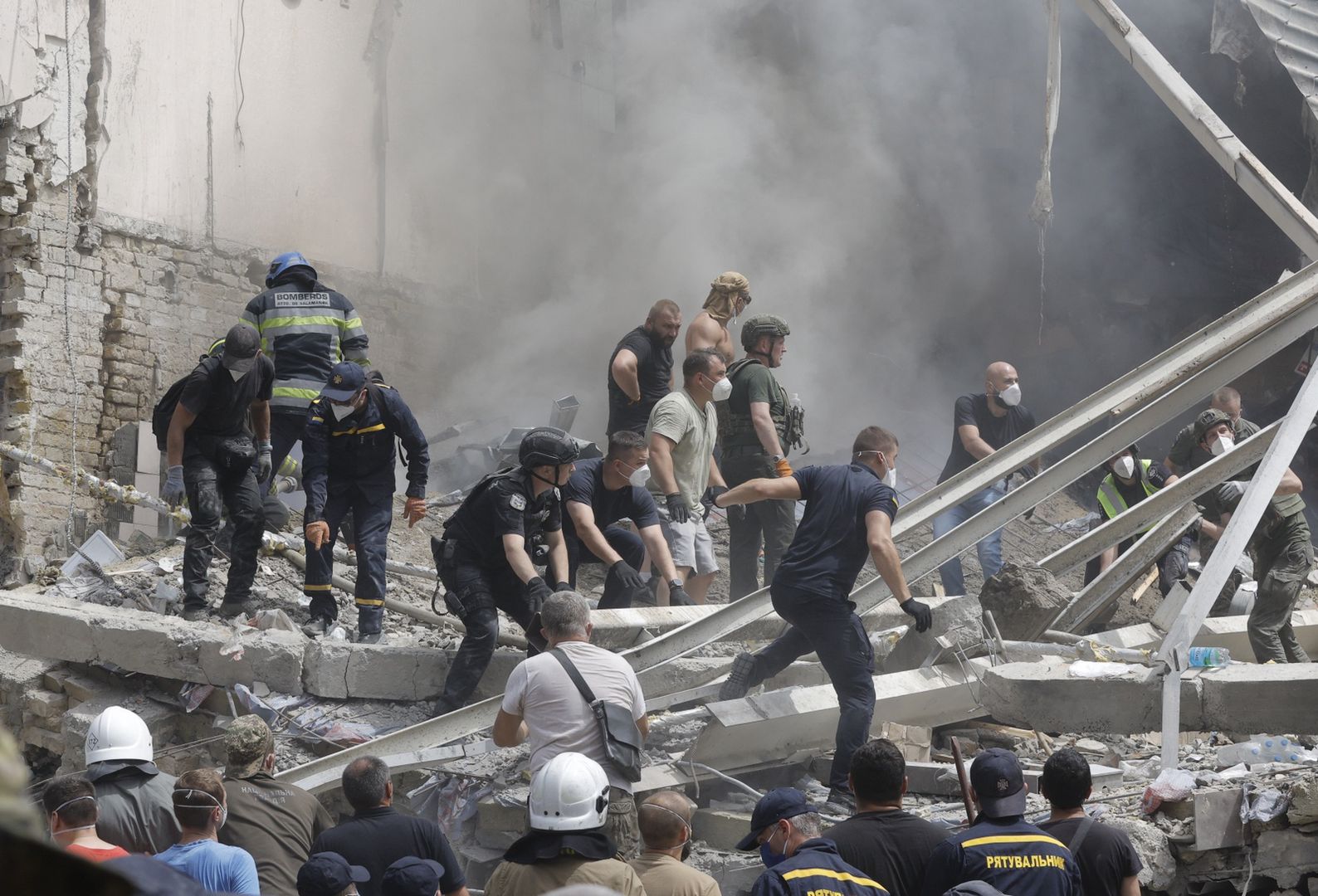Rosyjski zmasowany atak na Ukrainę