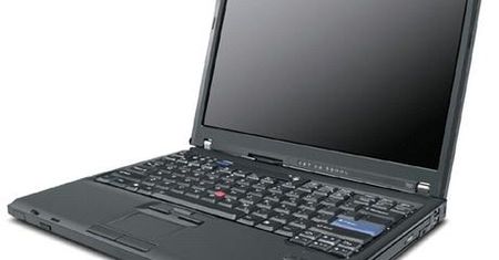 Lenovo T61 ze święta różą