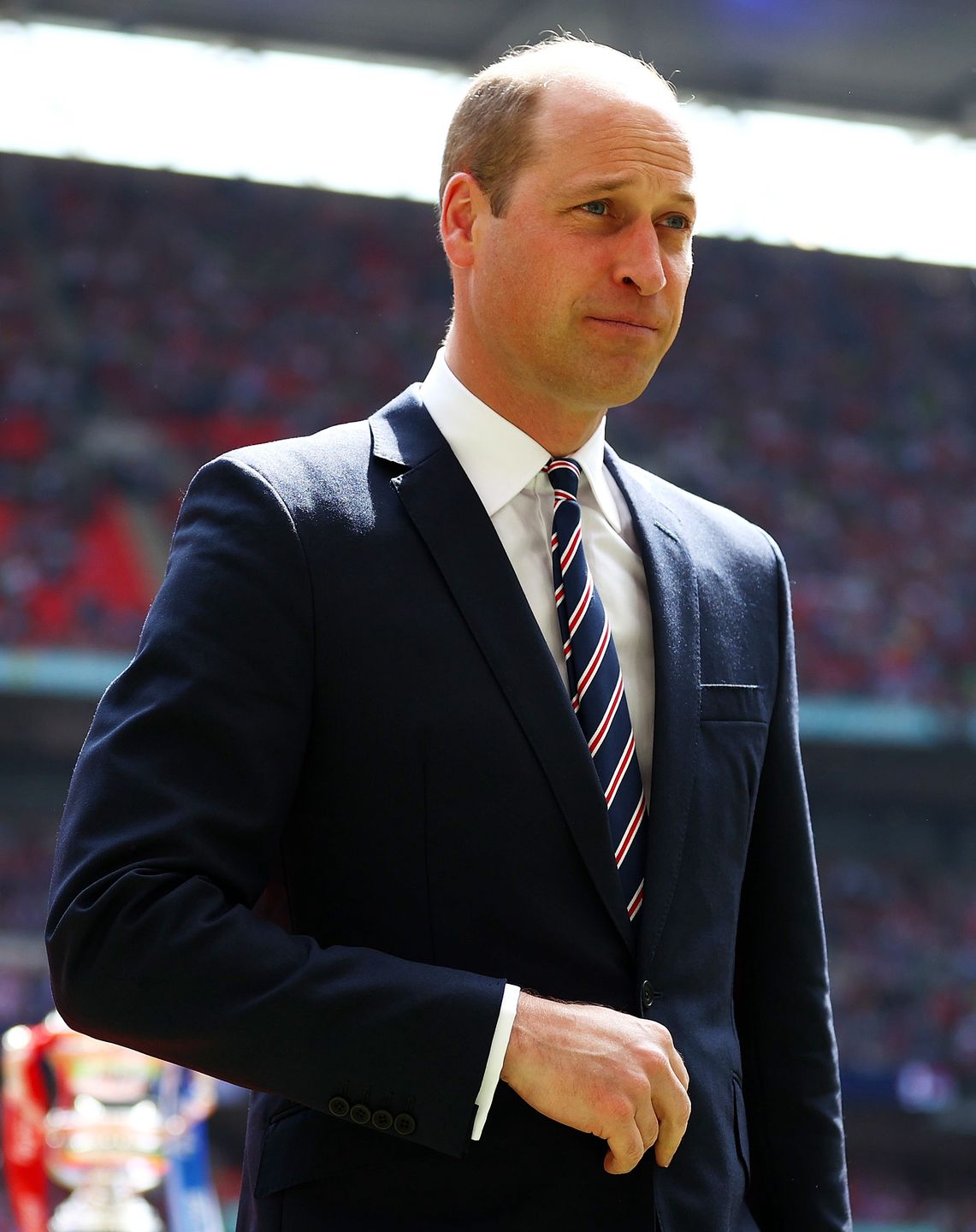 Książę William z "ukrytą wiadomością" dla księcia Harry'ego