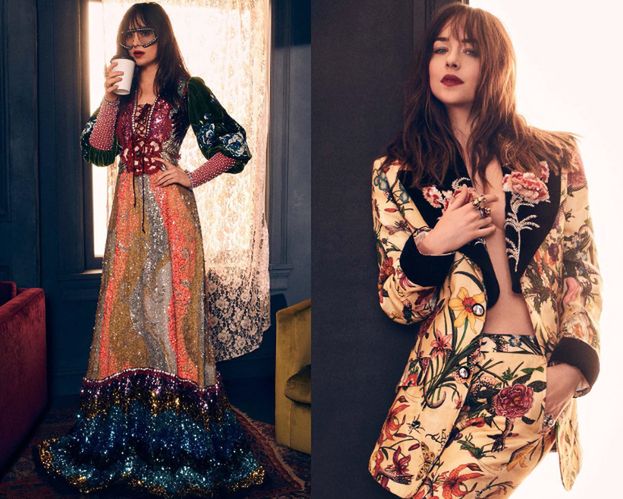 Dakota Johnson pozuje dla hiszpańskiego "Vogue'a"