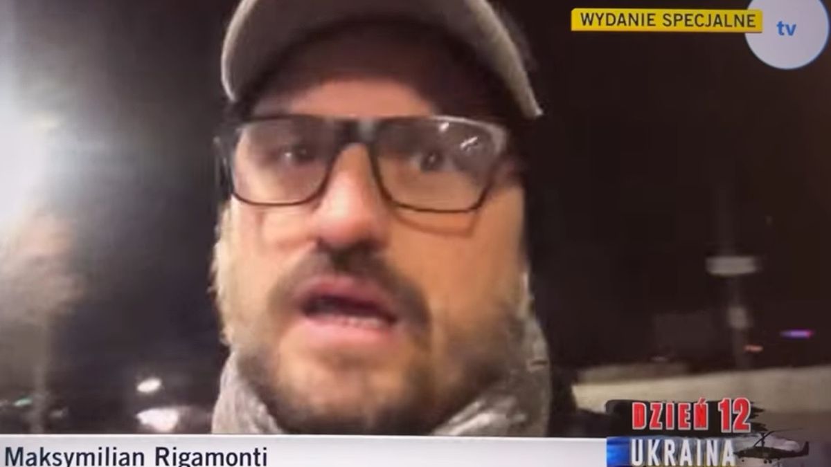 Maksymilian Rigamonti z krótkim apelem do Rosjan 