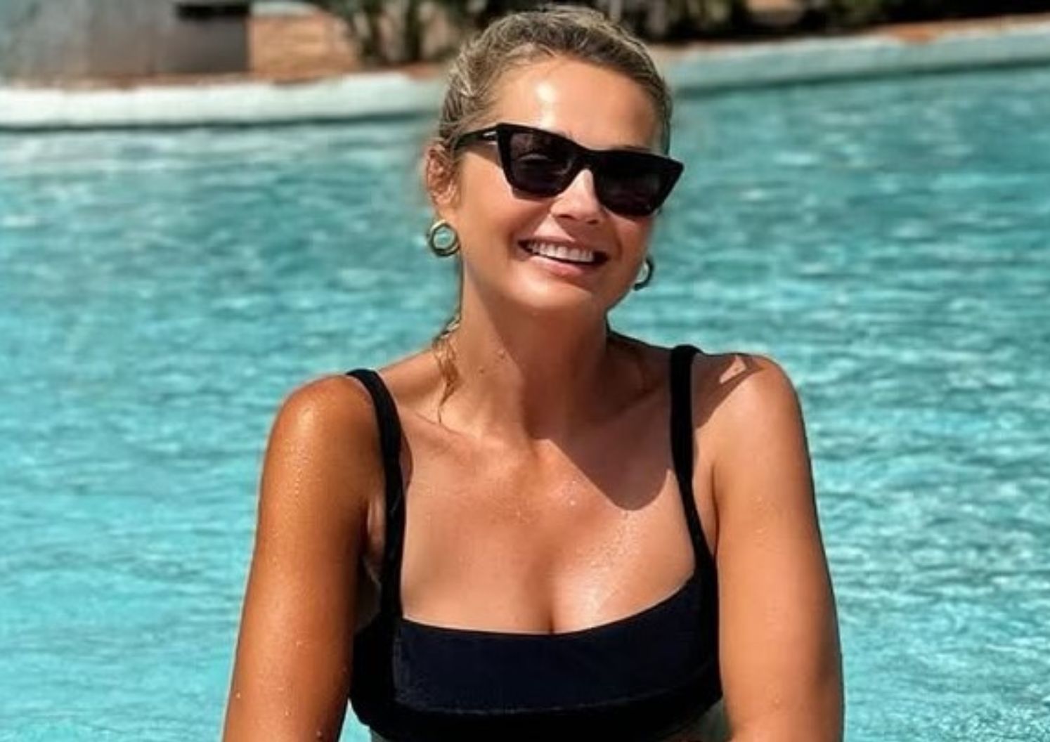 Małgorzata Socha na wakacjach