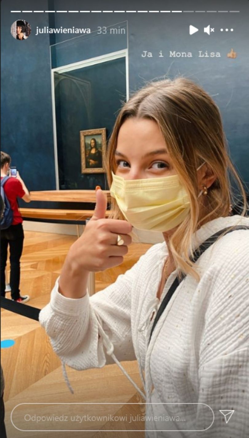 Julia Wieniawa i Nikodem Rozbicki zwiedzają Luwr