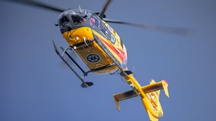 Dramat w gminie Iwaniska. Kombajn wciągnął rękę 16-latka, chłopca zabrał śmigłowiec LPR