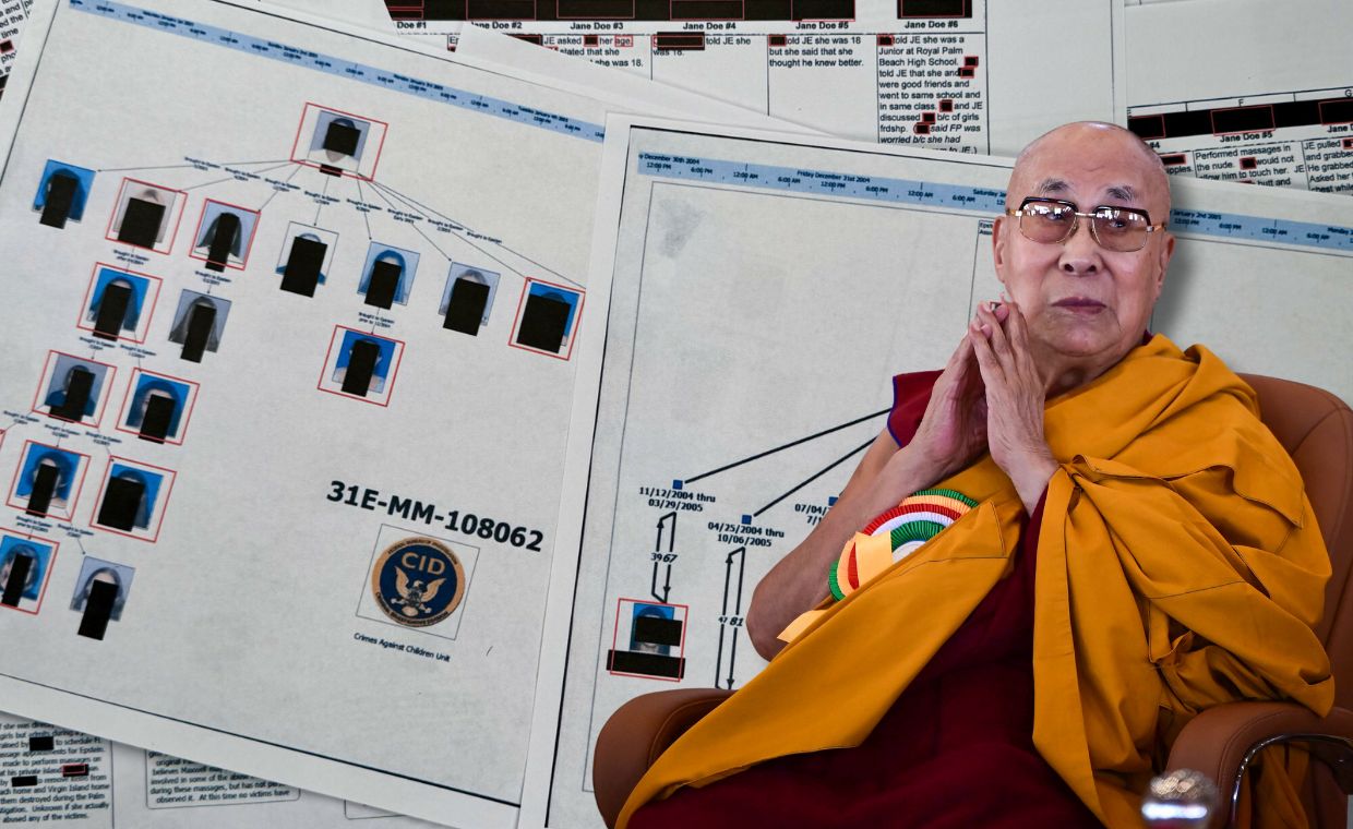 Dalajlama znał się z Epsteinem? Biuro przywódcy wydało oświadczenie