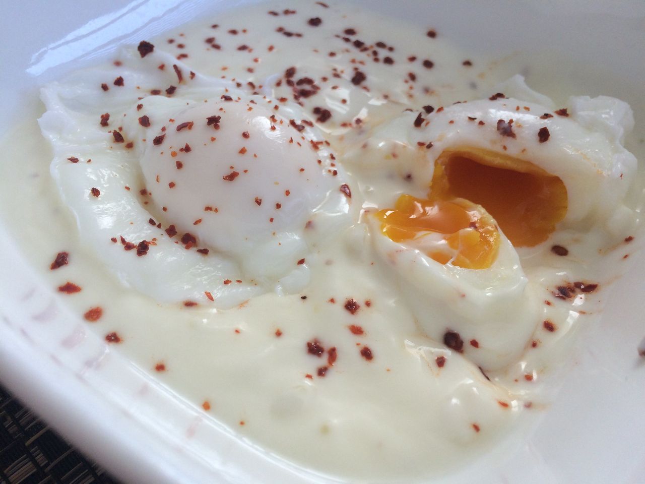 Turkish style eggs