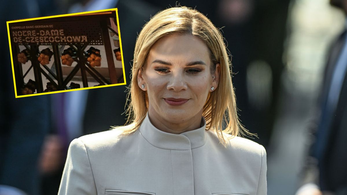 Marta Nawrocka odwiedzi katedrę Notre Dame