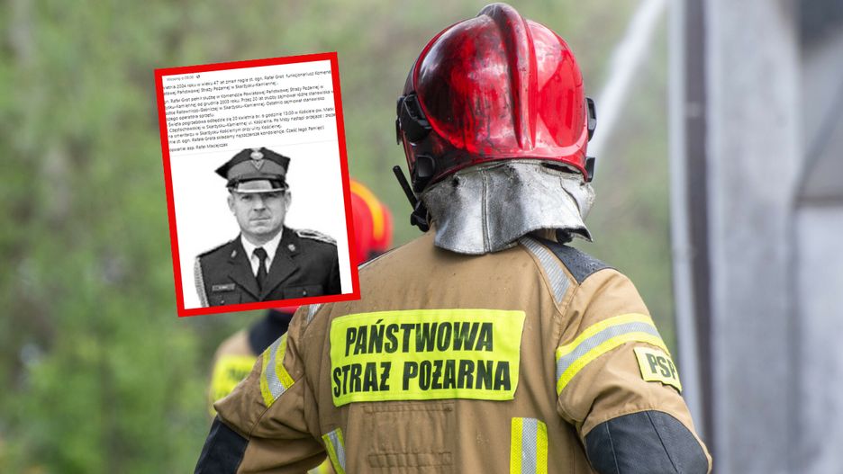 Strażacy poinformowali o śmierci kolegi