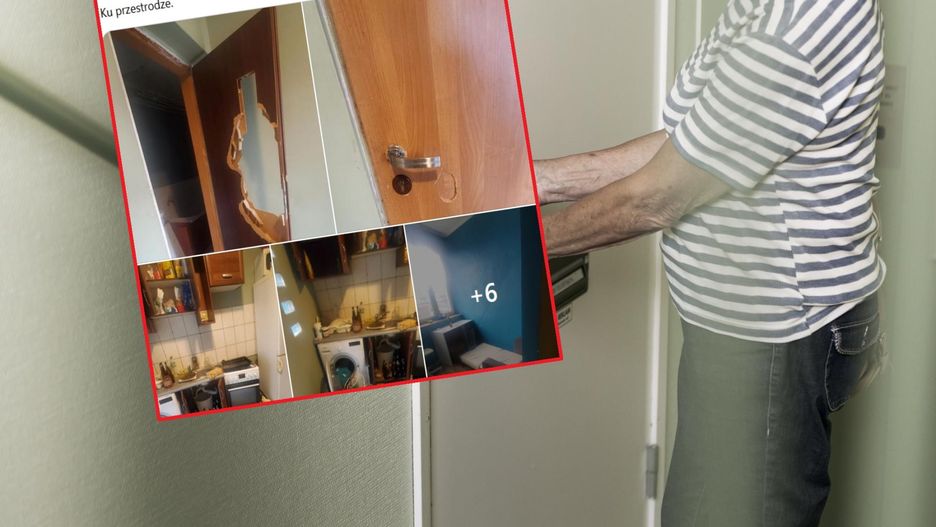 Dewastacja mieszkania w Będzinie