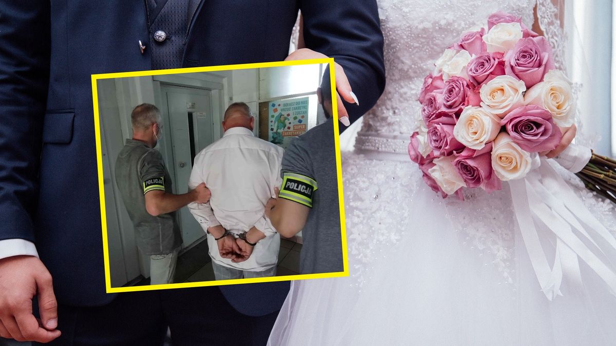 Pijany ojciec na weselu córki wpadł w szał i rzucił się na swoją żonę. 