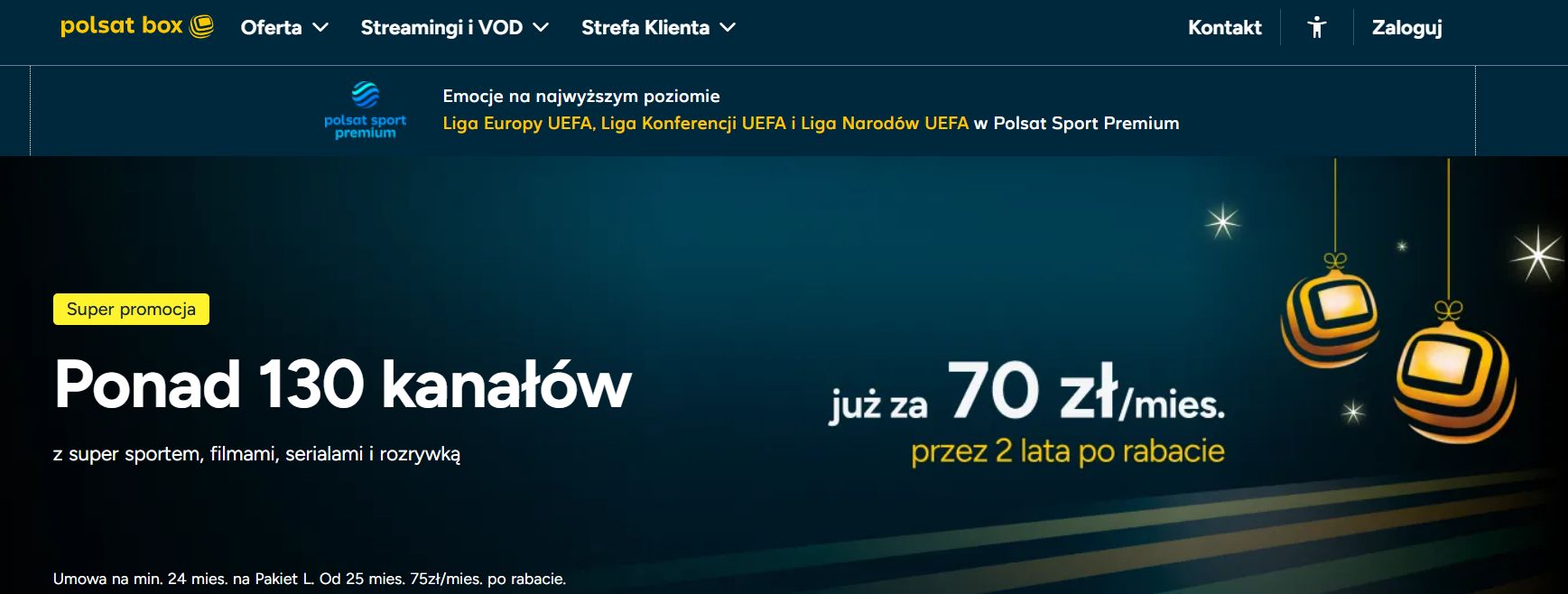 Świąteczna oferta Polsat Box