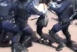 Głogów. Poseł pomaga pobitej kobiecie. Chodzi o zdarzenie podczas protestu