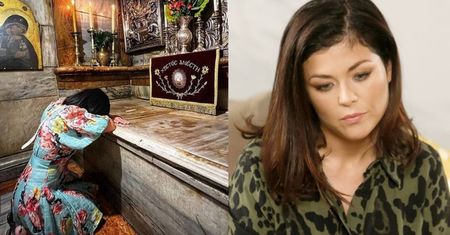 Katarzyna Cichopek pojechała... dziękować za czterdziestkę do JEROZOLIMY! W sukience przed kolano prosi o "naukę i błogosławieństwa na dalsze życie"