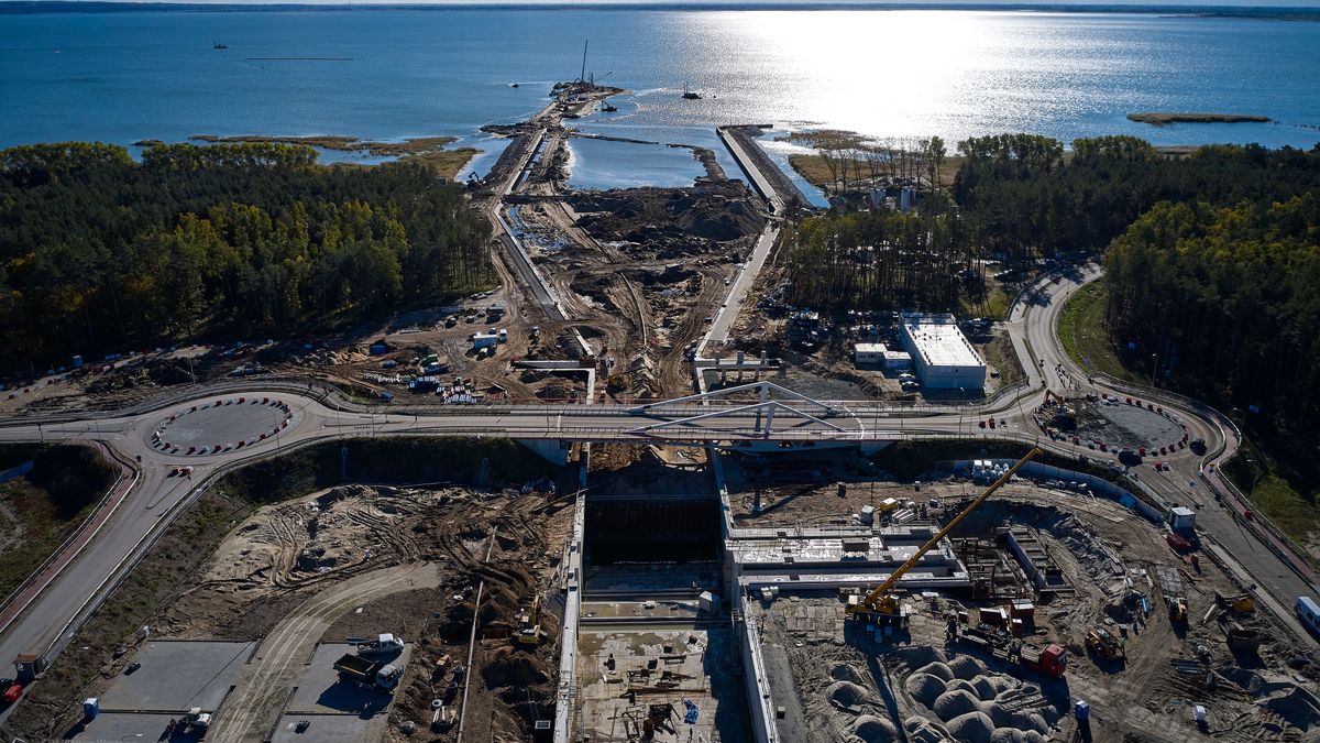 kanał żeglugowy na Zalewie Wiślanym