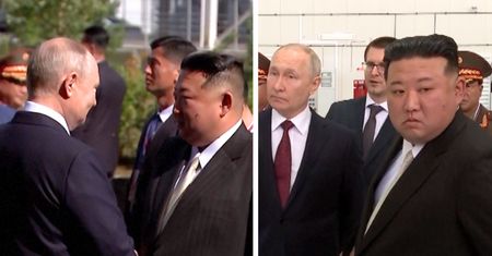Spotkanie dyktatorów. Pierwsze nagranie Putina z Kim Dzong Unem