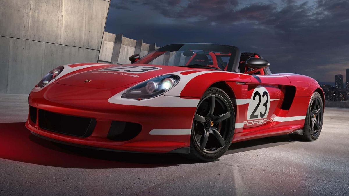 Odrestaurowane Porsche Carrera GT