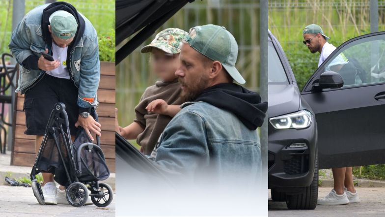 Sebastian Fabijański zajmuje się synem