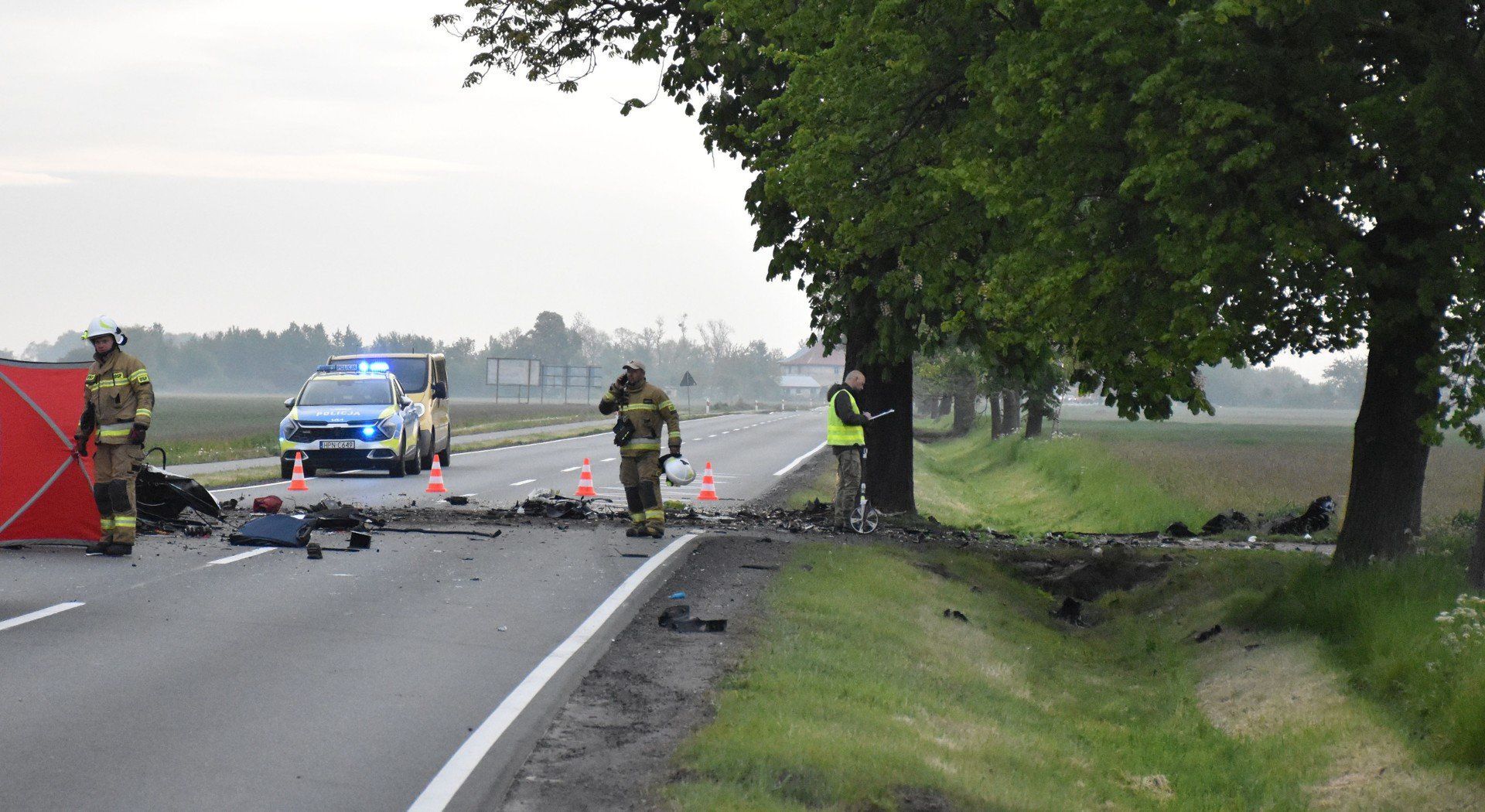 Do tragedii doszło przed Tragaminem od strony Malborka.