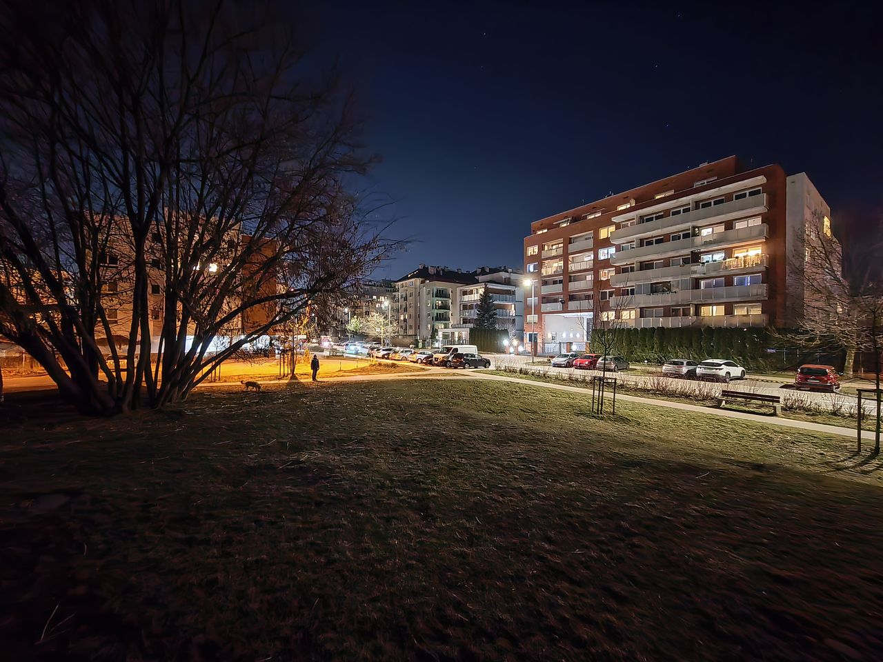 Ta sama sekwencja, ale w trybie Nocne.