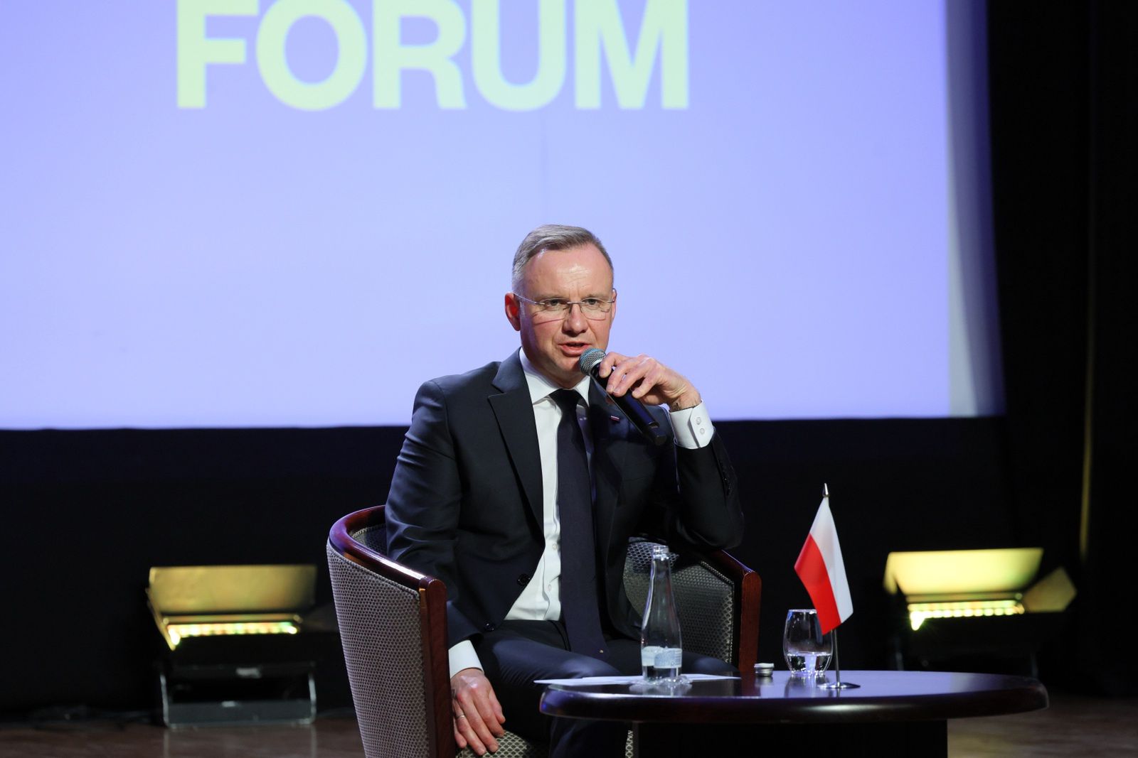 Andrzej Duda
Kowno, Litwa, 26.04.2024. Prezydent RP Andrzej Duda na konferencji "The Idea of Europe Forum", 26 bm. w Kownie. (amb) PAP/Pawe� Supernak
Pawe� Supernak
dyplomacja, konferencja, prezydent, The Idea of Europe Forum, wizyta, zagraniczna
