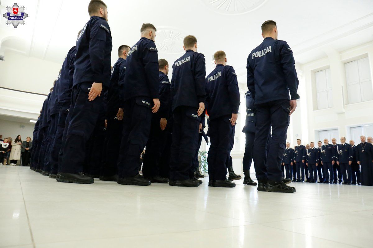 Ślubowanie nowych policjantów w Lublinie - maj 2025