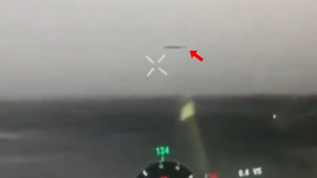 Obiekt nagrany nad Ukrainą