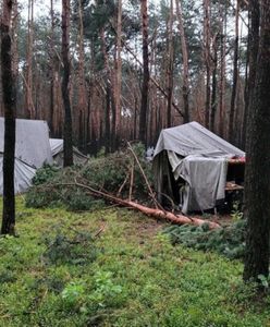 Kostkowice. Obóz harcerski zniszczony przez burzę. Pięć osób trafiło do szpitala