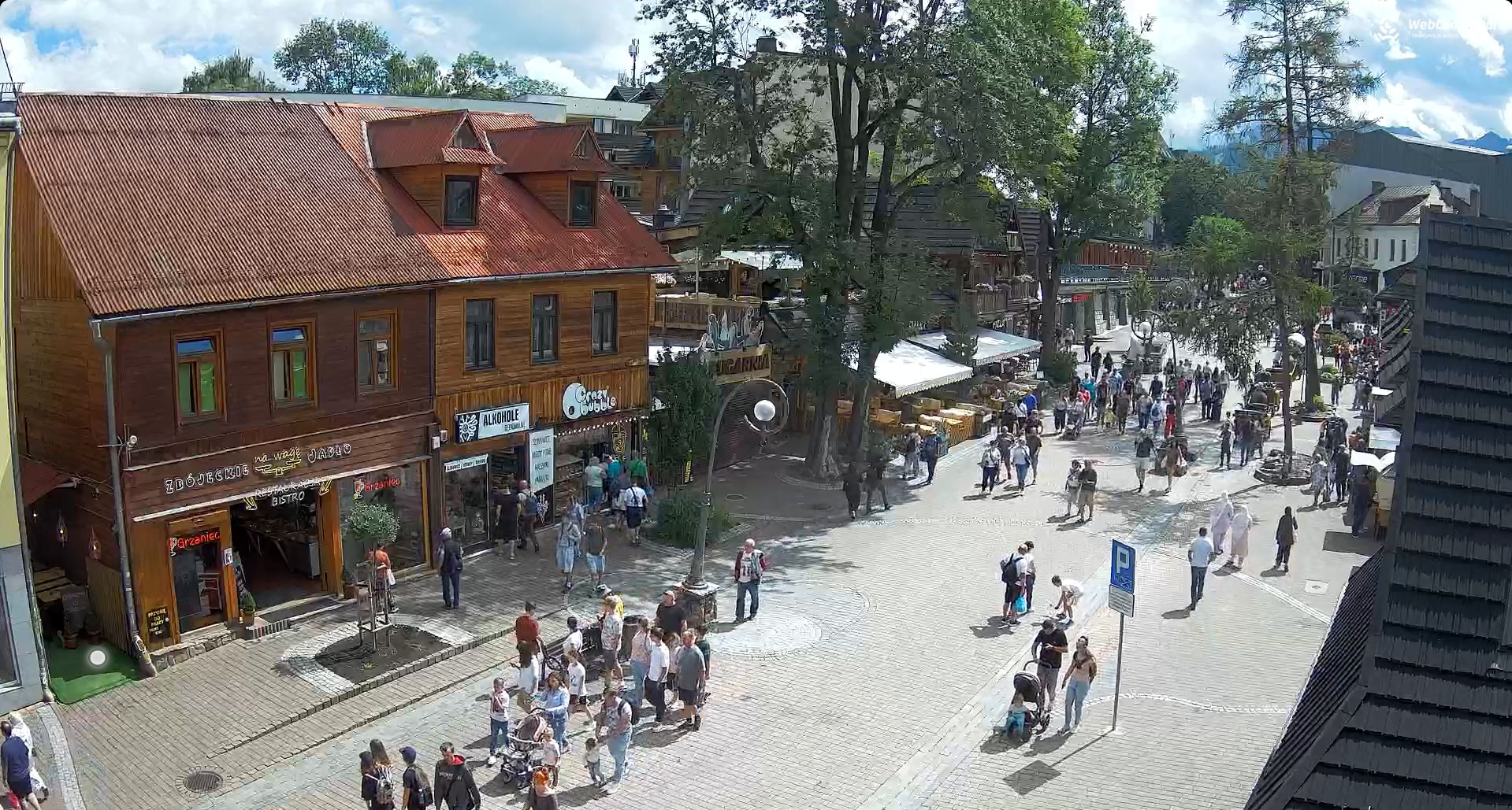 Sobotnie ujęcia z Krupówek.